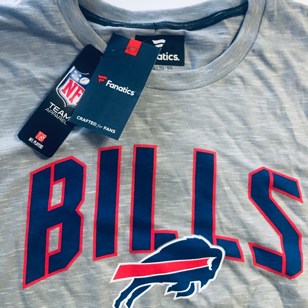 NFL Buffalo Bills Logo Pom Beanie Hat & Glove Set and Josh Allen T-Shirt Bundle - Picture 4 of 9